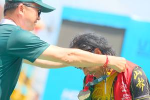 BIB: 100
                            <button type="button" onclick="openModal(21761697)" class="btn btn-primary btn-sm float-right btn-popup" data-toggle="modal" data-target=".modal-high-quality">
                        <i class="fas fa-shopping-cart"></i> Add to Cart
                    </button>
                                            <button type="button" onclick="isThisMe(21761697, true)" class="btn btn-success btn-sm float-right btn-popup btn-isme hidden" data-toggle="tooltip" data-placement="bottom" title="นี่คือรูปของคุณใช่ไหม คลิกที่นี่เพื่อเอาเข้าอัลบั้ม">
                        <i class="fas fa-plus"></i> Add to album
                    </button>
                    <button type="button" onclick="isThisMe(21761697, false)" class="btn btn-warning btn-sm float-right btn-popup btn-isnotme hidden">
                        <i class="fas fa-ban"></i> Remove from album
                    </button>